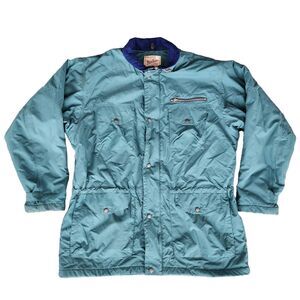 Vtg‎ Woolrich Coat Mens XLT Fleece Lined Outdoors Hiking Gorpcore Hunting Chore